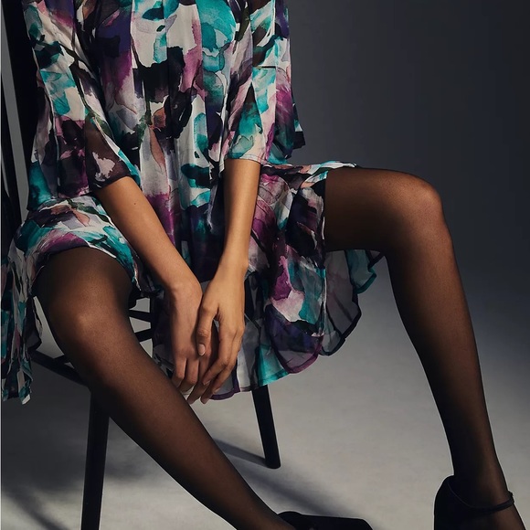 Anthropologie Flutter-Sleeve Dress - Picture 12 of 15